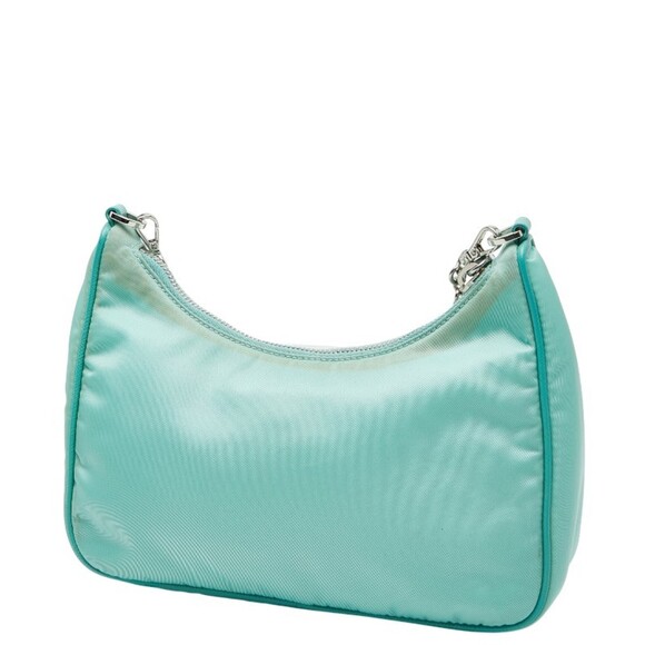 PRADA Green Leather Shoulder Bag - Picture 2 of 10